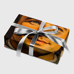 Бумага для упаковки Космический взгляд в наушниках, цвет: 3D-принт — фото 2