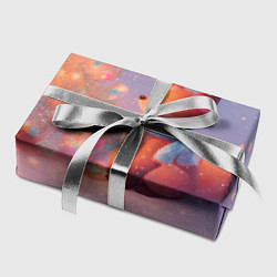 Бумага для упаковки Лисичка Новый год, цвет: 3D-принт — фото 2