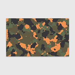Бумага для упаковки Камуфляж: хаки/оранжевый, цвет: 3D-принт