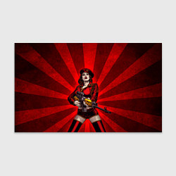 Бумага для упаковки Red alert girl, цвет: 3D-принт