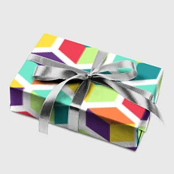 Бумага для упаковки 3D кубы, цвет: 3D-принт — фото 2