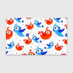Бумага для упаковки Птички, цвет: 3D-принт