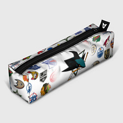 Пенал San Jose Sharks NHL teams pattern