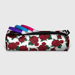 Пенал для ручек Винтажные розы, цвет: 3D-принт — фото 2