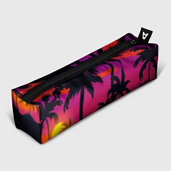 Пенал для ручек Тропический пляж, цвет: 3D-принт