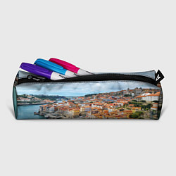 Пенал для ручек Порту, оранжевые крыши, лодки, цвет: 3D-принт — фото 2