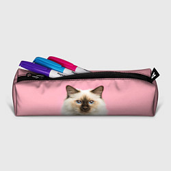 Пенал для ручек Пушистый кот, цвет: 3D-принт — фото 2