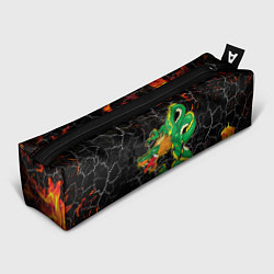 Пенал для ручек Дракон Огонь Dragon Fire, цвет: 3D-принт