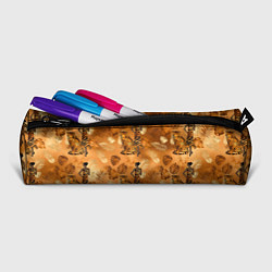 Пенал для ручек Дама с тигром, цвет: 3D-принт — фото 2