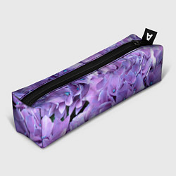 Пенал для ручек Фиолетово-сиреневые цветы, цвет: 3D-принт