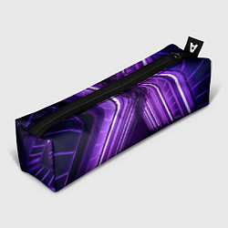 Пенал для ручек Неоновые лестницы - Фиолетовый, цвет: 3D-принт
