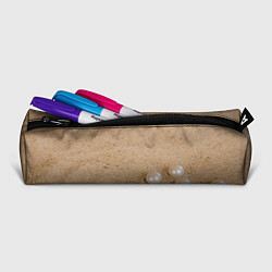 Пенал для ручек Белый жемчуг на песке, цвет: 3D-принт — фото 2
