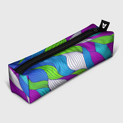 Пенал для ручек Цветная ткань, цвет: 3D-принт