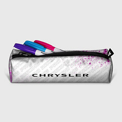 Пенал для ручек Chrysler pro racing: надпись и символ, цвет: 3D-принт — фото 2