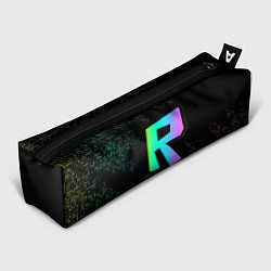 Пенал для ручек Roblox logo neon, цвет: 3D-принт