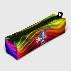 Пенал для ручек Sonic - hedgehog - skateboarding - bands, цвет: 3D-принт