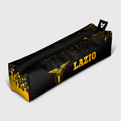 Пенал для ручек Lazio - gold gradient: надпись и символ, цвет: 3D-принт