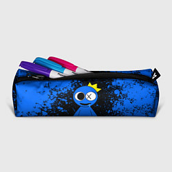 Пенал для ручек Радужные друзья Синий - брызги краски, цвет: 3D-принт — фото 2