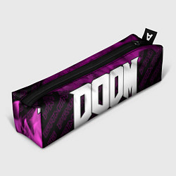Пенал для ручек Doom pro gaming: надпись и символ, цвет: 3D-принт