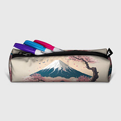 Пенал для ручек Японский пейзаж: цветение сакуры у горы Фудзияма, цвет: 3D-принт — фото 2