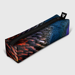 Пенал для ручек Shape grey abstract, цвет: 3D-принт