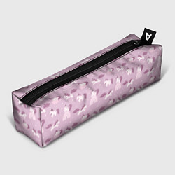 Пенал для ручек Розовый паттерн с единорогом, цвет: 3D-принт
