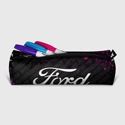 Пенал для ручек Ford pro racing: надпись и символ, цвет: 3D-принт — фото 2