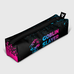 Пенал для ручек Goblin Slayer - neon gradient: надпись и символ, цвет: 3D-принт