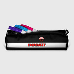 Пенал для ручек Ducati motors - черный, цвет: 3D-принт — фото 2