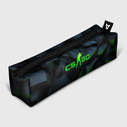 Пенал для ручек CSGO green texture logo, цвет: 3D-принт