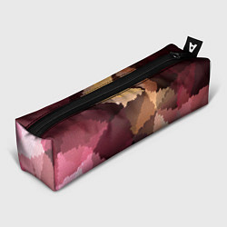 Пенал для ручек Мозаика в коричнево-розовых тонах, цвет: 3D-принт