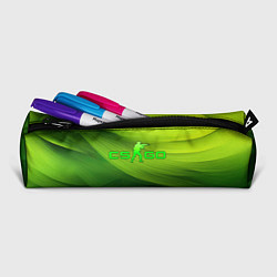 Пенал для ручек CSGO green logo, цвет: 3D-принт — фото 2