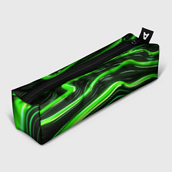 Пенал для ручек Зеленые объемные элементы, цвет: 3D-принт