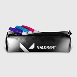 Пенал для ручек Valorant glitch на темном фоне по-горизонтали, цвет: 3D-принт — фото 2