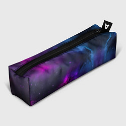 Пенал для ручек Бескрайний космос фиолетовый, цвет: 3D-принт