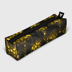 Пенал для ручек Жёлтый трескающийся камень, цвет: 3D-принт