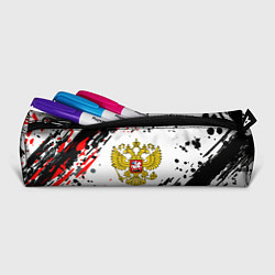 Пенал для ручек Россия герб рф спорт краски, цвет: 3D-принт — фото 2