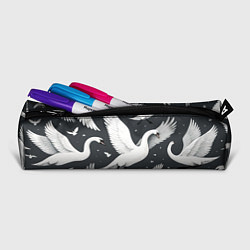 Пенал для ручек Стая белых лебедей летящих в небе, цвет: 3D-принт — фото 2