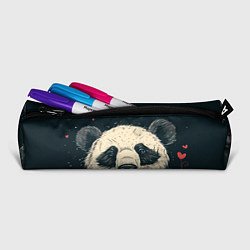 Пенал для ручек Влюбленная панда обнимает сердечко, цвет: 3D-принт — фото 2