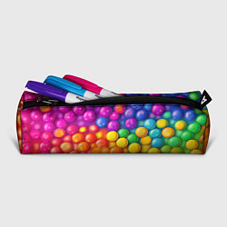 Пенал для ручек Разноцветные шарики, цвет: 3D-принт — фото 2