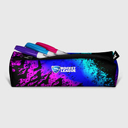 Пенал для ручек Rocket League neon game, цвет: 3D-принт — фото 2