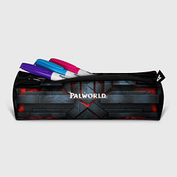 Пенал для ручек Palworld logo камни и красный свет, цвет: 3D-принт — фото 2