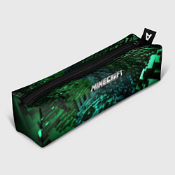 Пенал для ручек Minecraft logo в стиле киберпанк, цвет: 3D-принт