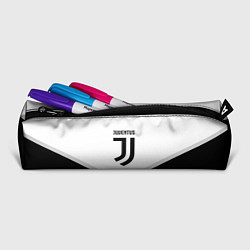 Пенал для ручек Juventus black geometry sport, цвет: 3D-принт — фото 2
