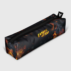 Пенал для ручек Layers of Fear огненный стиль хоррор, цвет: 3D-принт