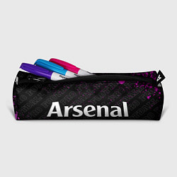 Пенал для ручек Arsenal pro football по-горизонтали, цвет: 3D-принт — фото 2