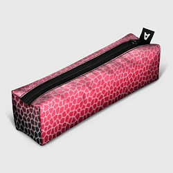 Пенал для ручек Крупная мозаика розовый градиент, цвет: 3D-принт