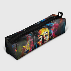 Пенал для ручек Граффити портрет Илона Маска, цвет: 3D-принт