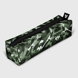 Пенал для ручек Армейский зелёный камуфляж, цвет: 3D-принт