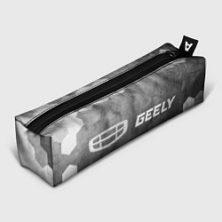 Пенал для ручек Geely - grey gradient по-горизонтали, цвет: 3D-принт